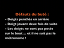 Défauts du buté (2)
